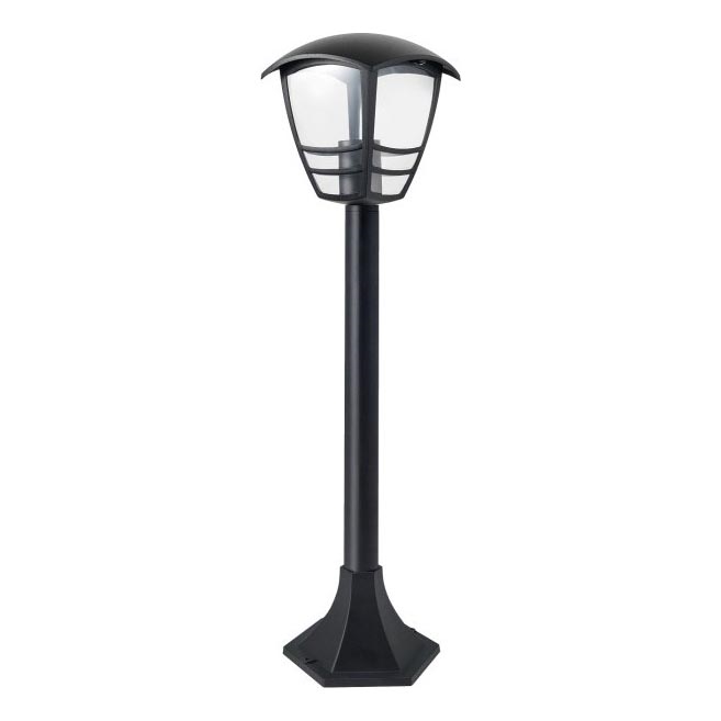 Āra lampa TEVIO 1xE27/60W/230V IP54 97 cm melna