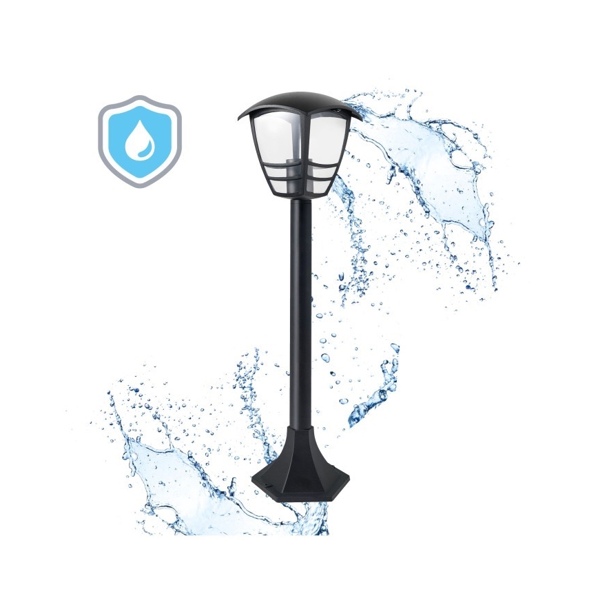 Āra lampa TEVIO 1xE27/60W/230V IP54 97 cm melna