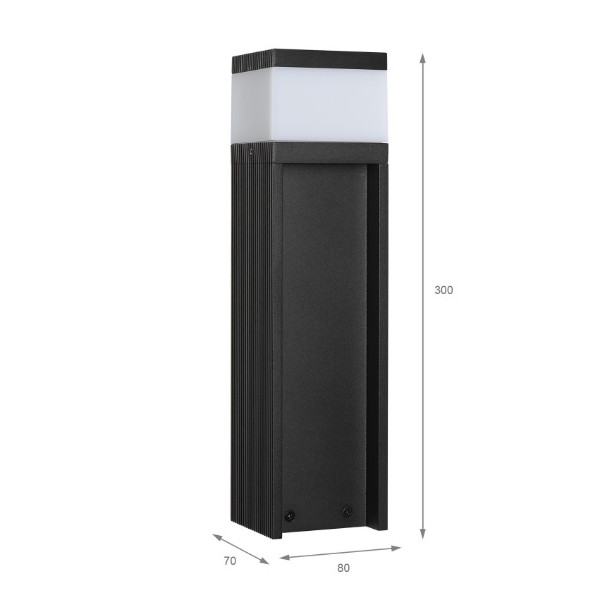Āra lampa VESPER 1xG9/5W/230V IP44 30 cm melna