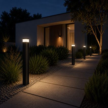 Āra lampa VESPER 1xG9/5W/230V IP44 80 cm melna