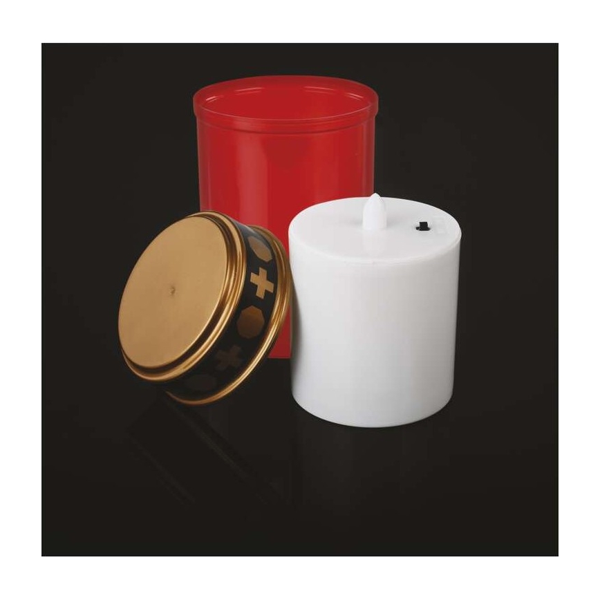 Āra LED dekorācija LED/2xC IP44 sarkana