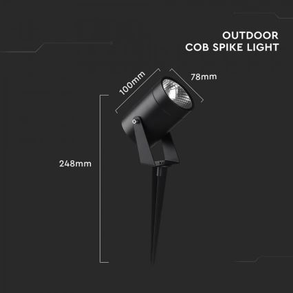 Āra LED lampa LED/10W/230V 4000K IP65
