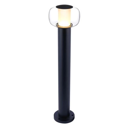 Āra LED lampa MALAGA LED/12W/230V 80 cm IP44 melna