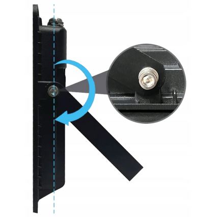 Āra LED prožektors LED/100W/230V 4500K IP65 melns