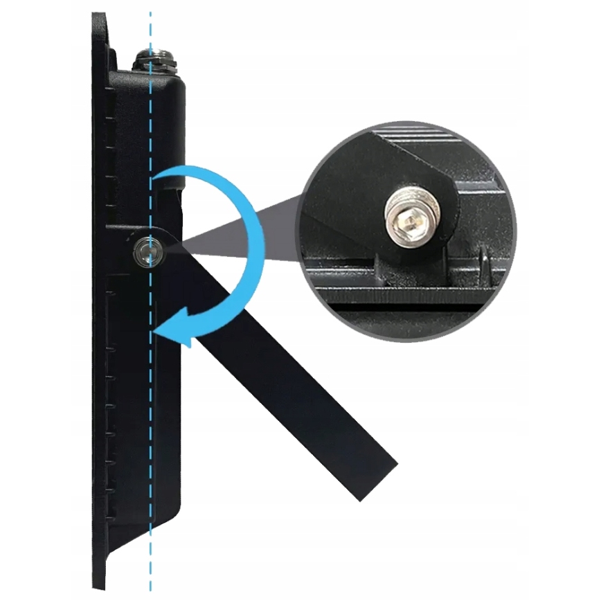 Āra LED prožektors LED/100W/230V 4500K IP65 melns