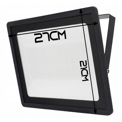 Āra LED prožektors LED/100W/230V 4500K IP65 melns