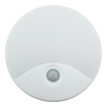 Āra LED sienas gaismeklis ar kustības sensoru LED/18W/230V IP44 balts