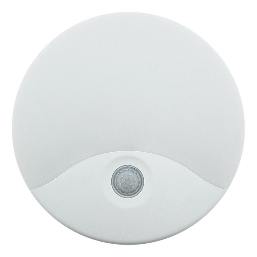 Āra LED sienas gaismeklis ar kustības sensoru LED/18W/230V IP44 balts