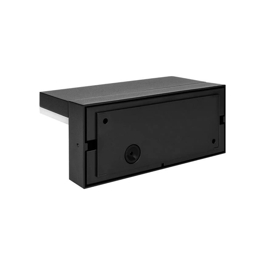 Āra LED sienas gaismeklis ar sensoru HESTIO LED/9W/230V 4000K IP44, melns