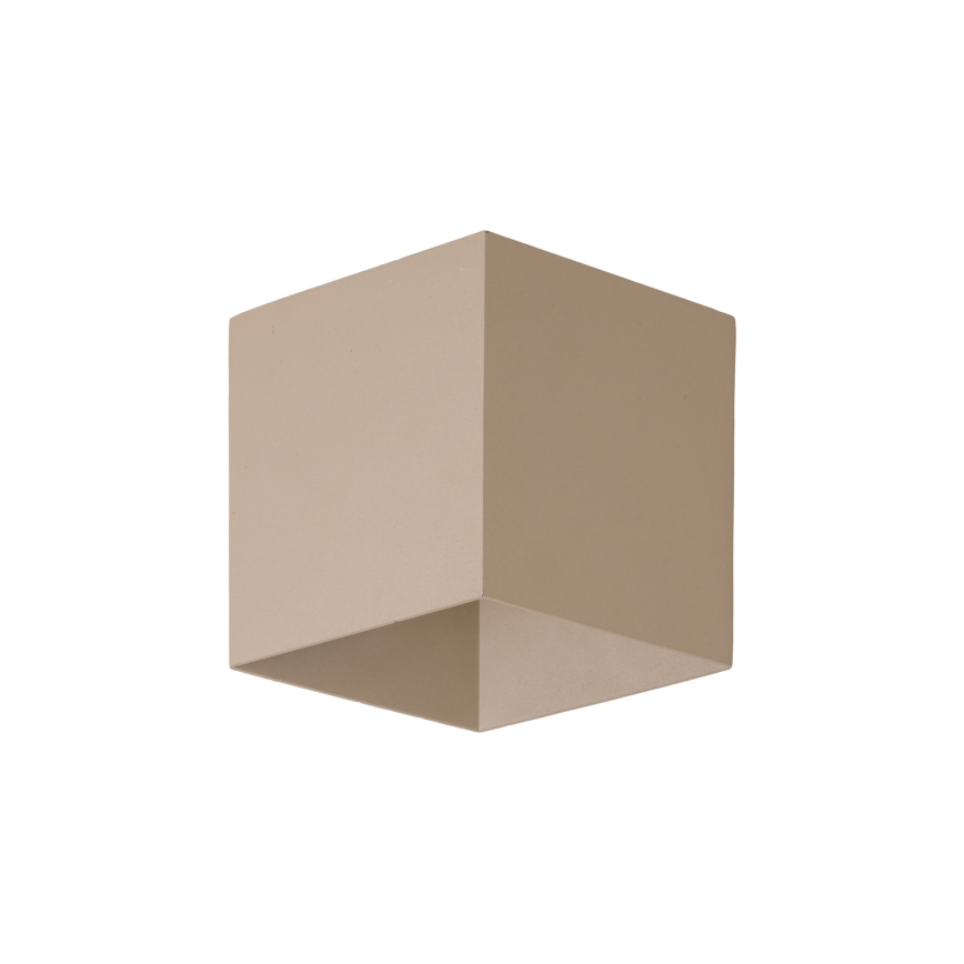 Āra LED sienas gaismeklis CUBE LED/10W/230V IP54 bēžs