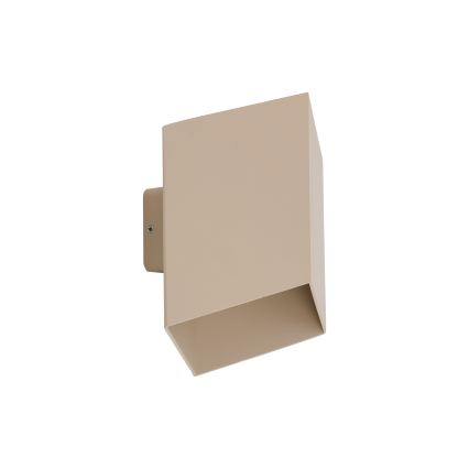 Āra LED sienas gaismeklis CUBE LED/10W/230V IP54 bēžs