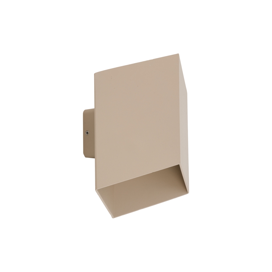 Āra LED sienas gaismeklis CUBE LED/10W/230V IP54 bēžs
