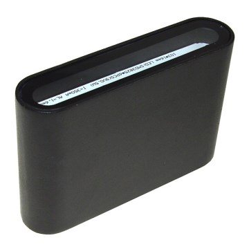 Āra LED sienas gaismeklis FLOW LED/3W/230V IP54 melns