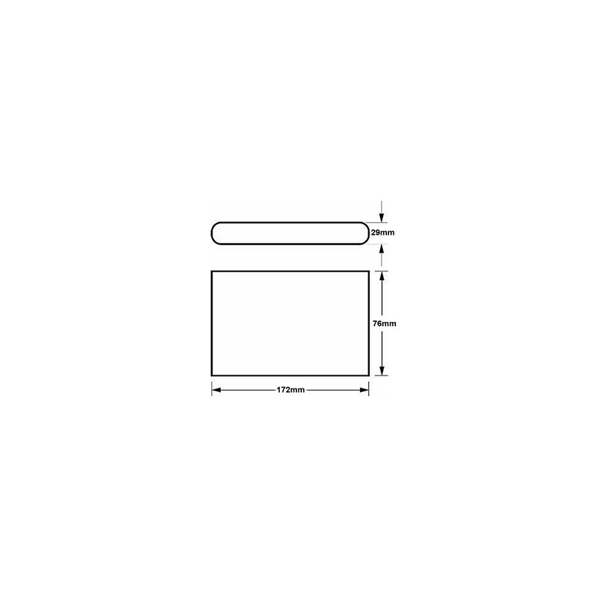 Āra LED sienas gaismeklis FLOW LED/6W/230V IP54 melns