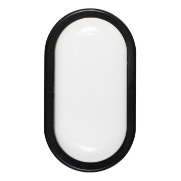 Āra LED sienas gaismeklis LED/12W/230V IP54 melns