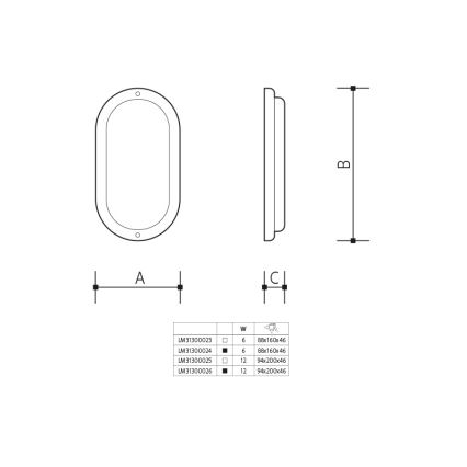 Āra LED sienas gaismeklis LED/12W/230V IP54 melns
