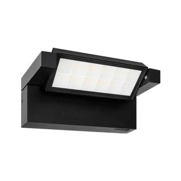 Āra LED sienas gaismeklis LED/20W/230V 3000/4000/6500K IP54 melns