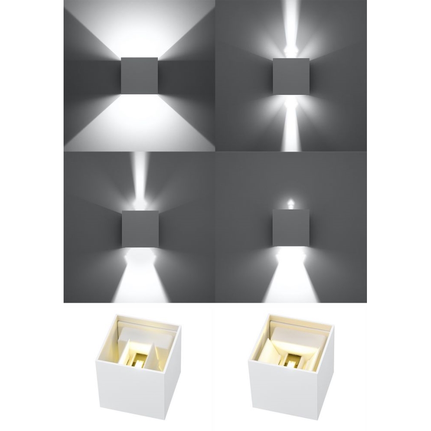 Āra LED sienas gaismeklis LUCA LED/6W/230V IP54