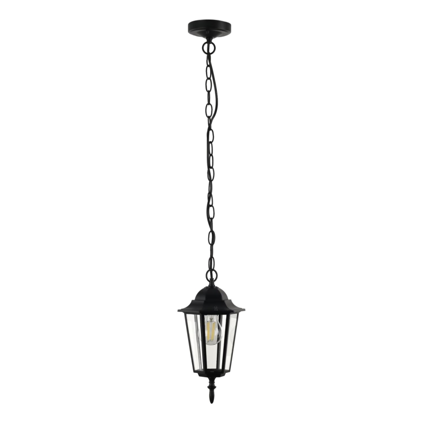 Āra lustra ar ķēdi ARRAIA 1xE27/15W/230V IP44 melna