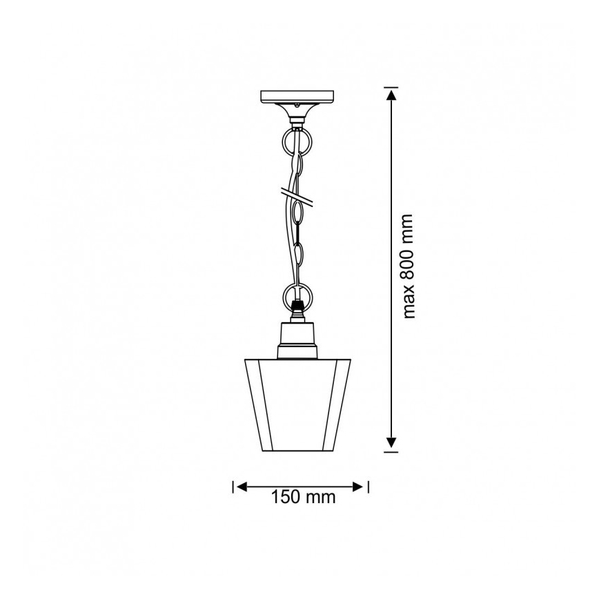 Āra lustra GIZA 1xE27/10W/230V IP44