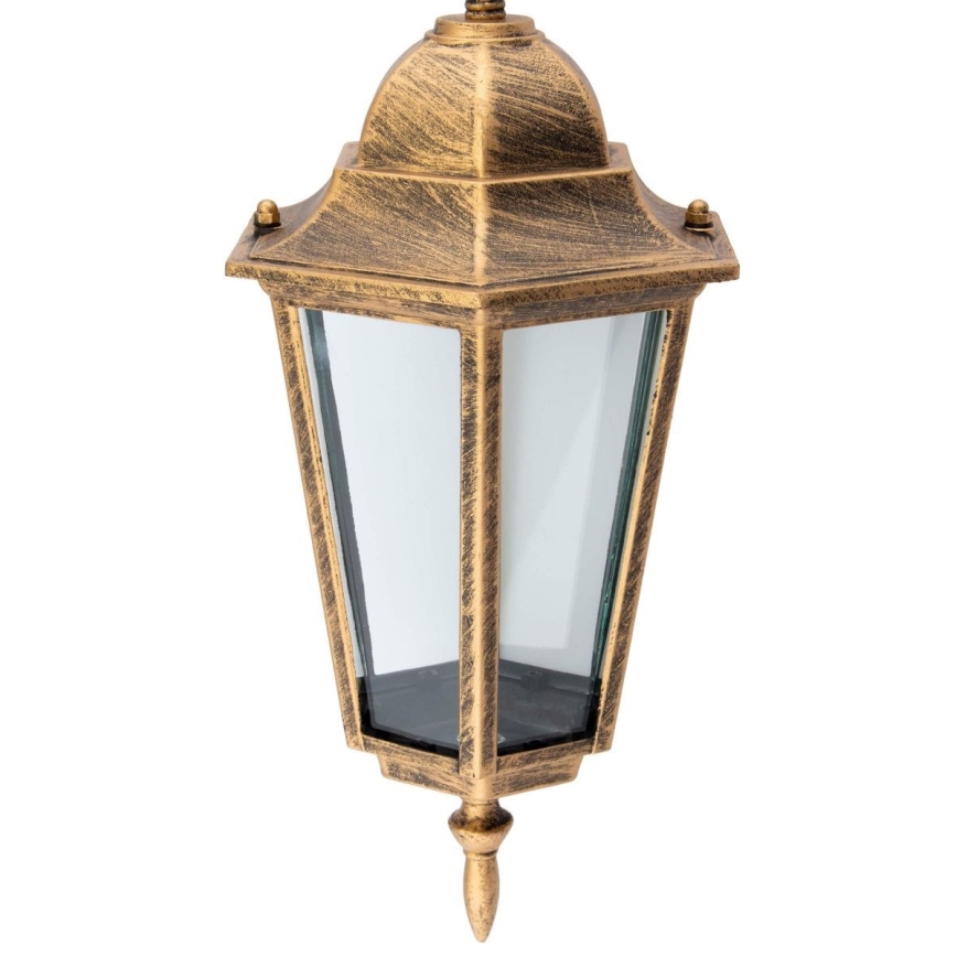 Āra lustra uz ķēdes 1xE27/60W/230V 1xE27/60W/230V zelta IP44
