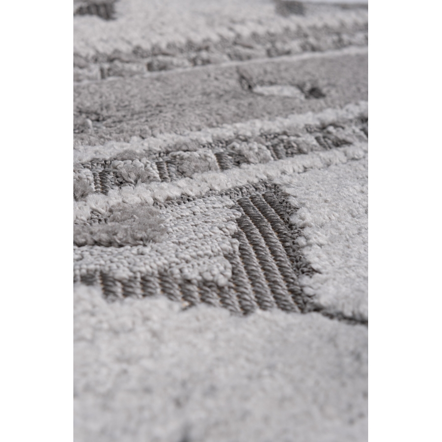 Āra paklājs CHIARA 120 cm pelēks