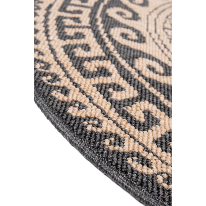 Āra paklājs DELMAR 80 cm brūns/bēšs