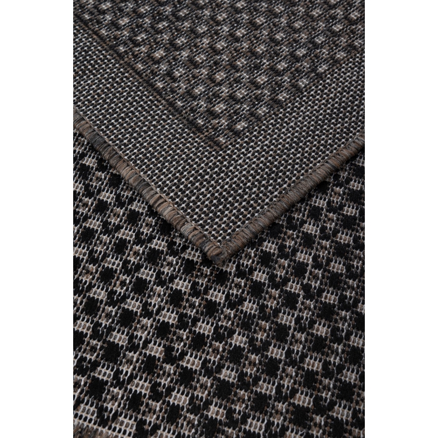 Āra paklājs EXPRESS NEW OUTDOOR 80x150 cm antracīts/brūns