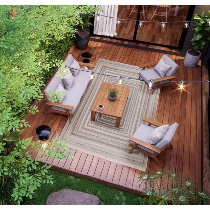 Āra paklājs ORIA 70x140 cm pelēks