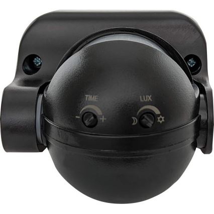 Āra PIR kustības sensors 1200 W/230 V IP44 melns