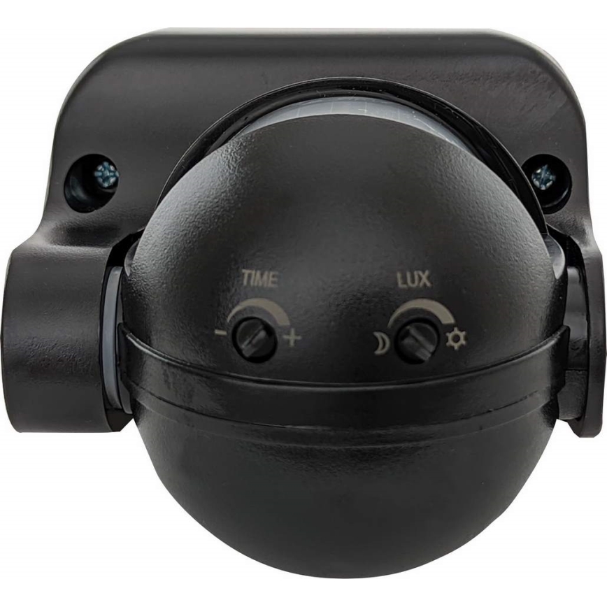 Āra PIR kustības sensors 1200 W/230 V IP44 melns