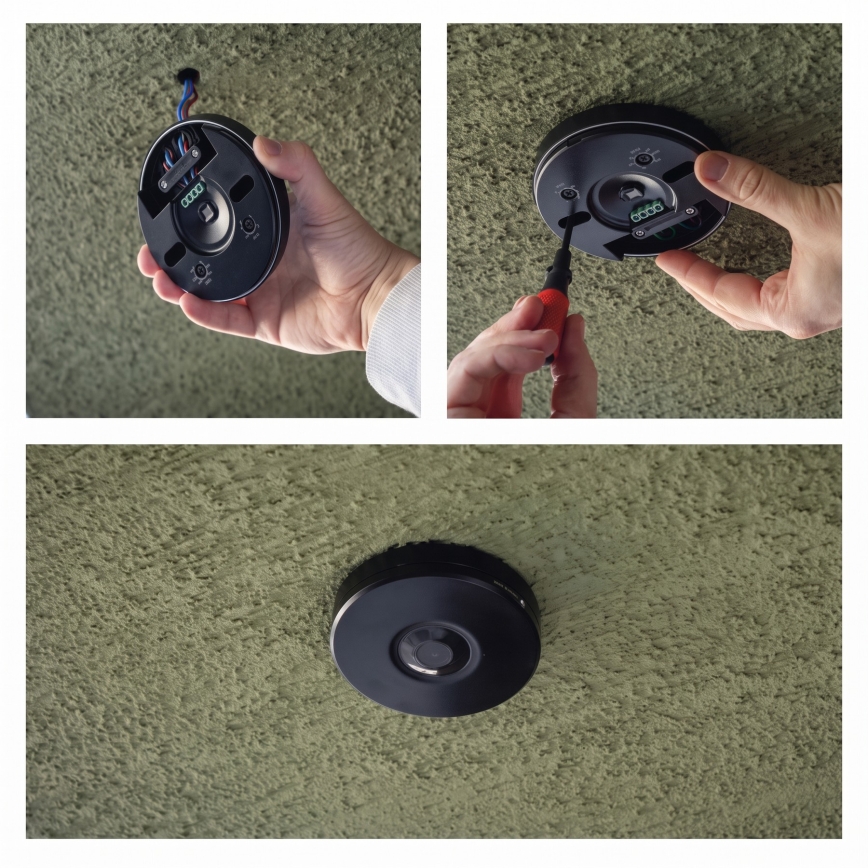 Āra PIR kustību un krēslas sensors 2000W/230V IP65, melns