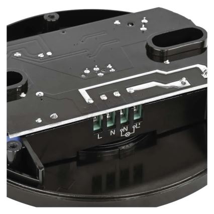 Āra PIR kustību un krēslas sensors 2000W/230V IP65, melns