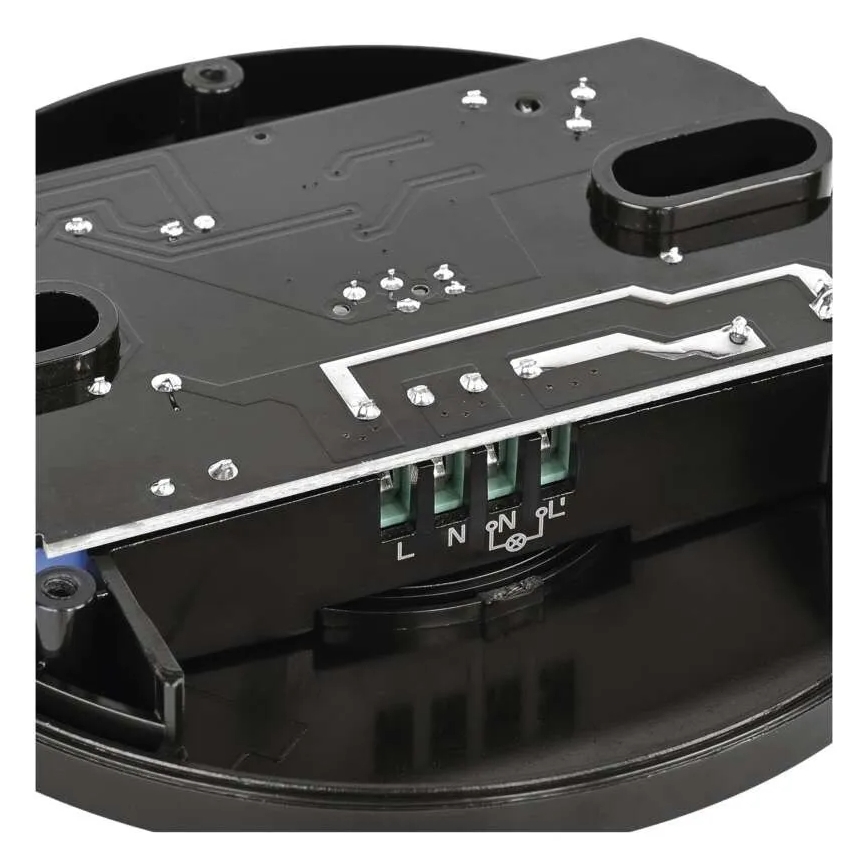 Āra PIR kustību un krēslas sensors 2000W/230V IP65, melns