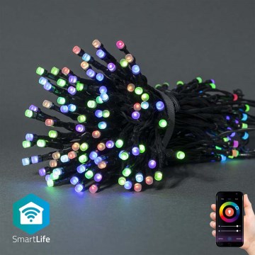 Āra RGB LED Ziemassvētku virtene 84 LED / 8 režīmi 13 m IP65 Wi-Fi Tuya