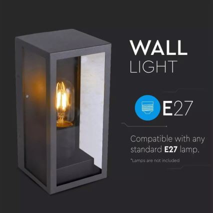 Āra sienas gaismeklis 1xE27/60W/230V IP44