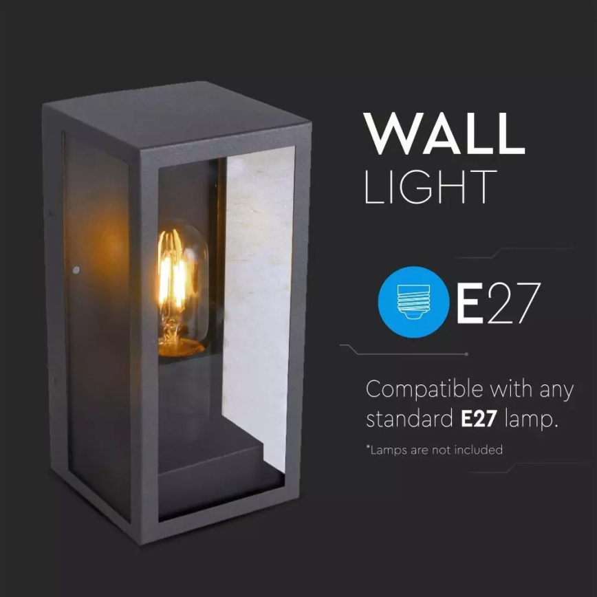 Āra sienas gaismeklis 1xE27/60W/230V IP44