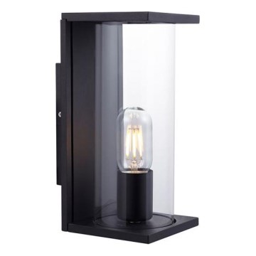 Āra sienas gaismeklis 1xE27/60W/230V IP44 melns