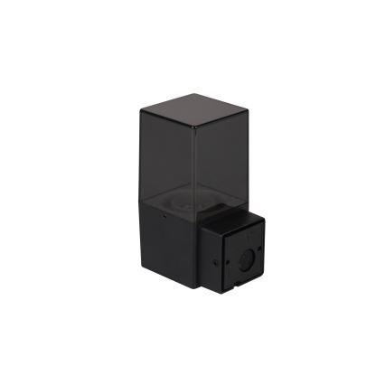Āra sienas gaismeklis ar kustības un krēslas sensoru 1xE27/40W/230V IP44 melna/dūmaina
