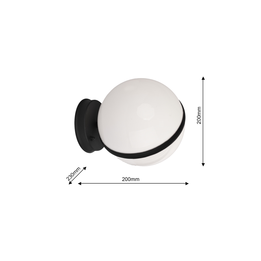 Āra sienas gaismeklis CIRCULO 1xE27/40W/230V IP44
