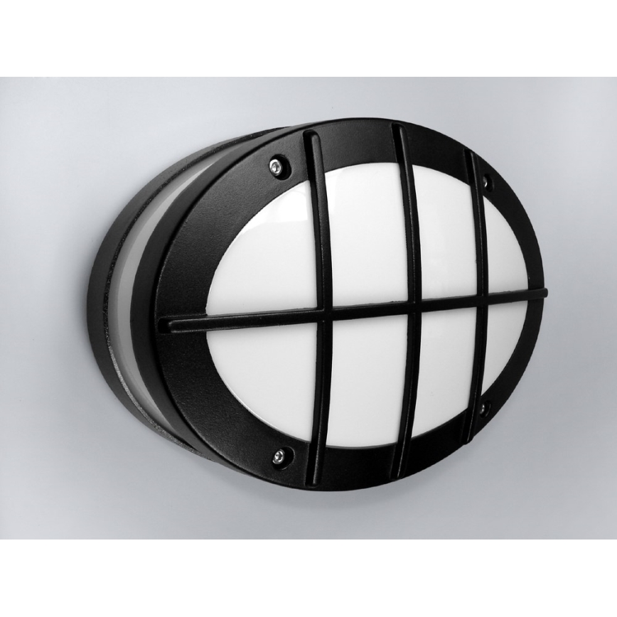 Āra sienas gaismeklis GALLUN 1xE27/60W/230V IP54 melns