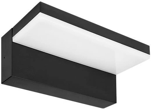 Āra sienas gaismeklis HESTIO LED/9W/230V 4000K IP44 melns