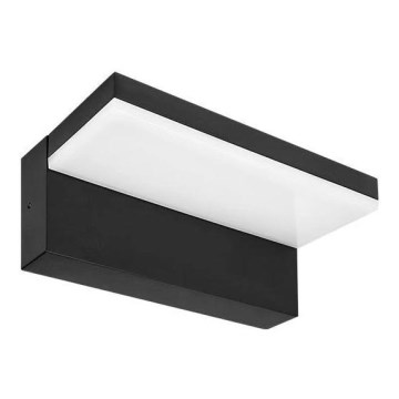Āra sienas gaismeklis LED/9W/230V 4000K IP44 melns