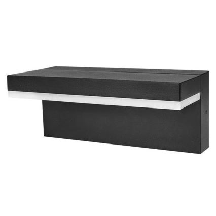 Āra sienas gaismeklis LED/9W/230V 4000K IP44 melns