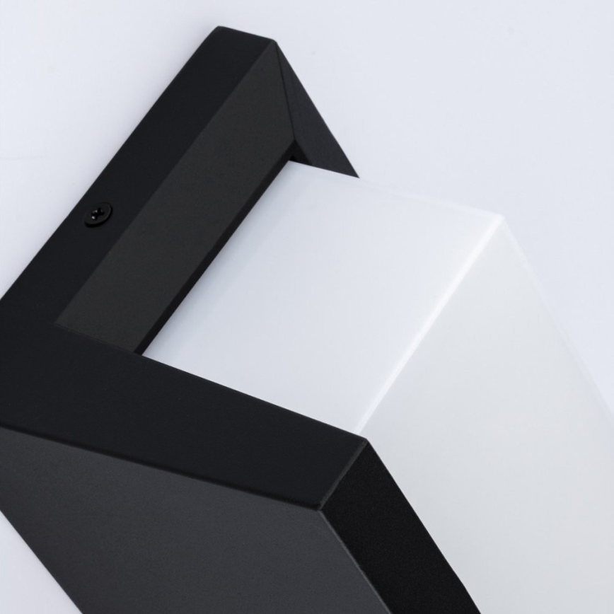 Āra sienas gaismeklis NEELY LED/12W/230V IP54 melns