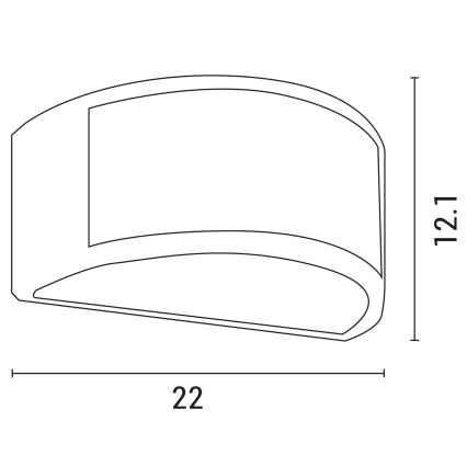 Āra sienas lampa 1xE27/10W/230V IP54 pelēka