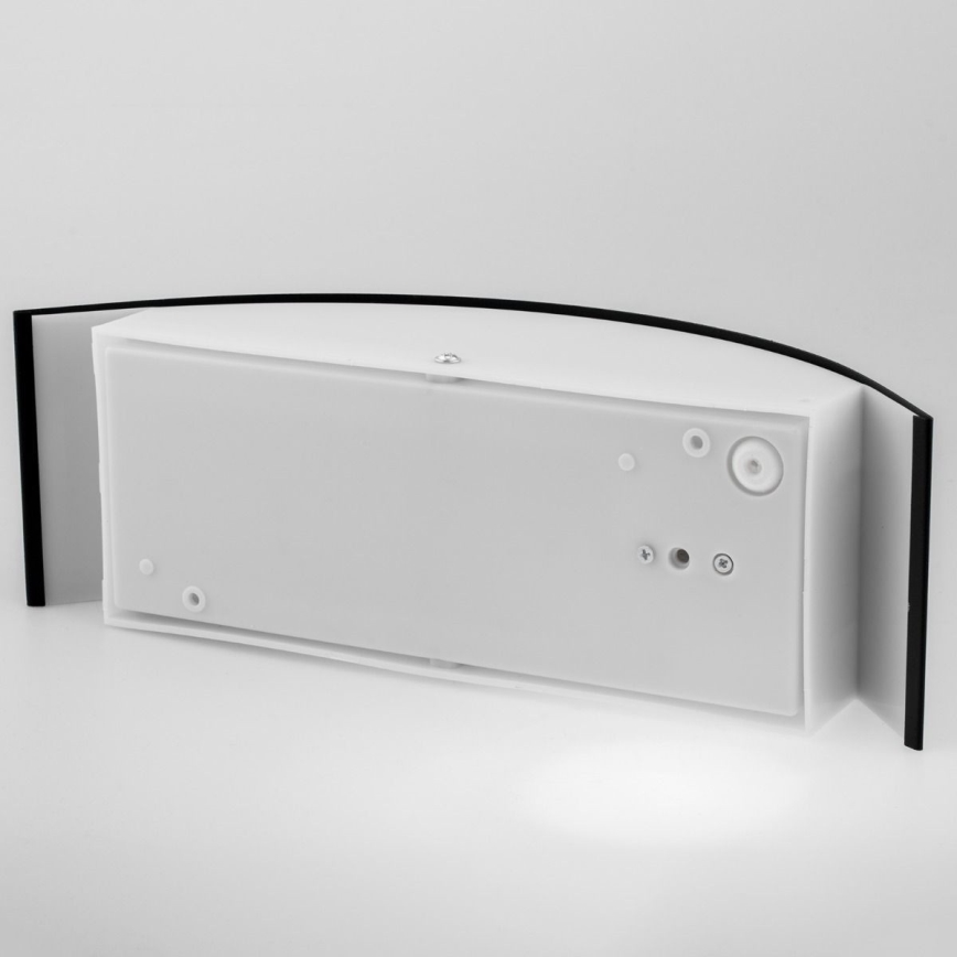 Āra sienas lampa 1xE27/14W/230V IP44 melna