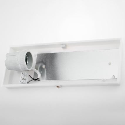 Āra sienas lampa 1xE27/14W/230V IP44 melna