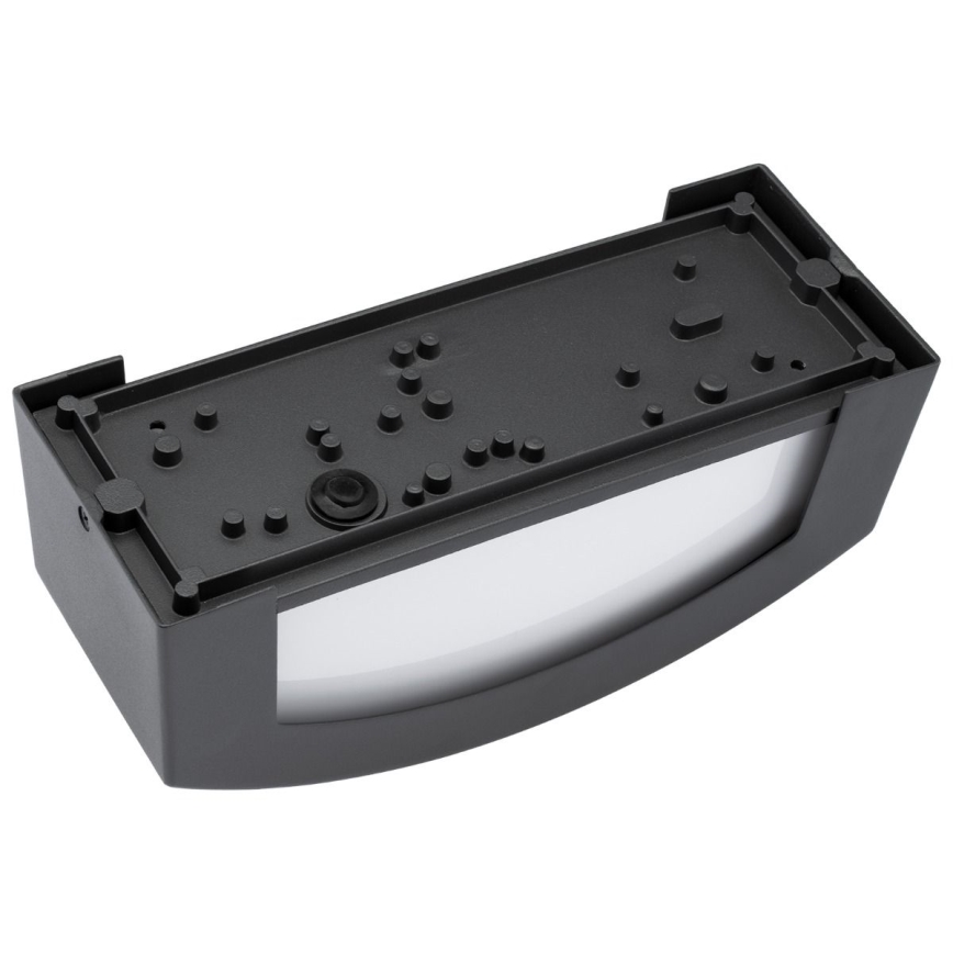 Āra sienas lampa 1xE27/14W/230V IP54 melna