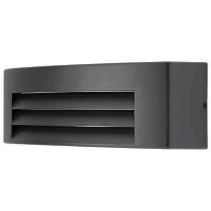 Āra sienas lampa 1xE27/14W/230V IP54 melna